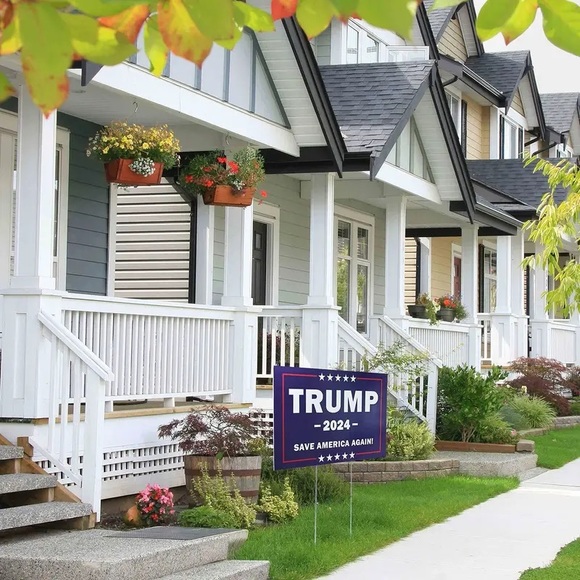 🇺🇸”TRUMP 2024 SAVE AMERICA AGAIN!” Yard Sign & H Stakes! - Picture 4 of 6